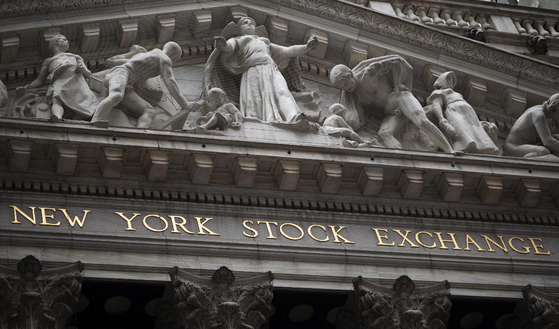 Blandat på Wall Street. Arkivbild. Foto: Mark Lennihan/AP-TT