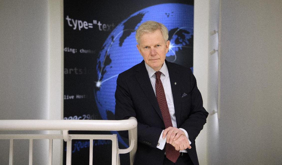 "Vi har en breddad hotbild mot Sverige, vi ser att olika angreppssätt koordineras mer än förut" säger Björn Lyrvall, FRA:s generaldirektör, i en intervju med TT. Foto: Jessica Gow/TT