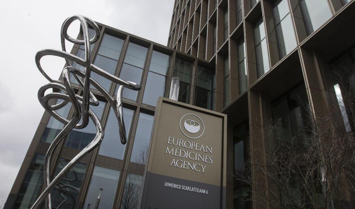 EU:s läkemedelsmyndighet EMA i Amsterdam. Arkivbild. Foto: Peter Dejong/AP/TT