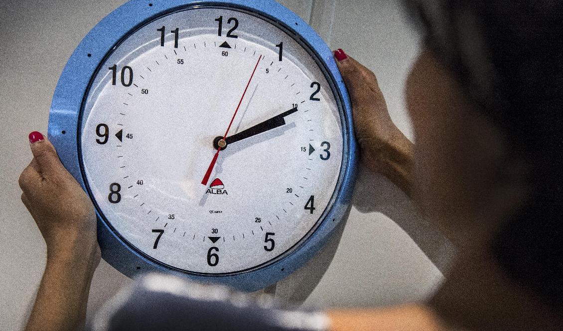 Nu är det dags att ställa fram klockan för sommartid igen. Arkivbild. Foto: Marcus Ericsson/TT