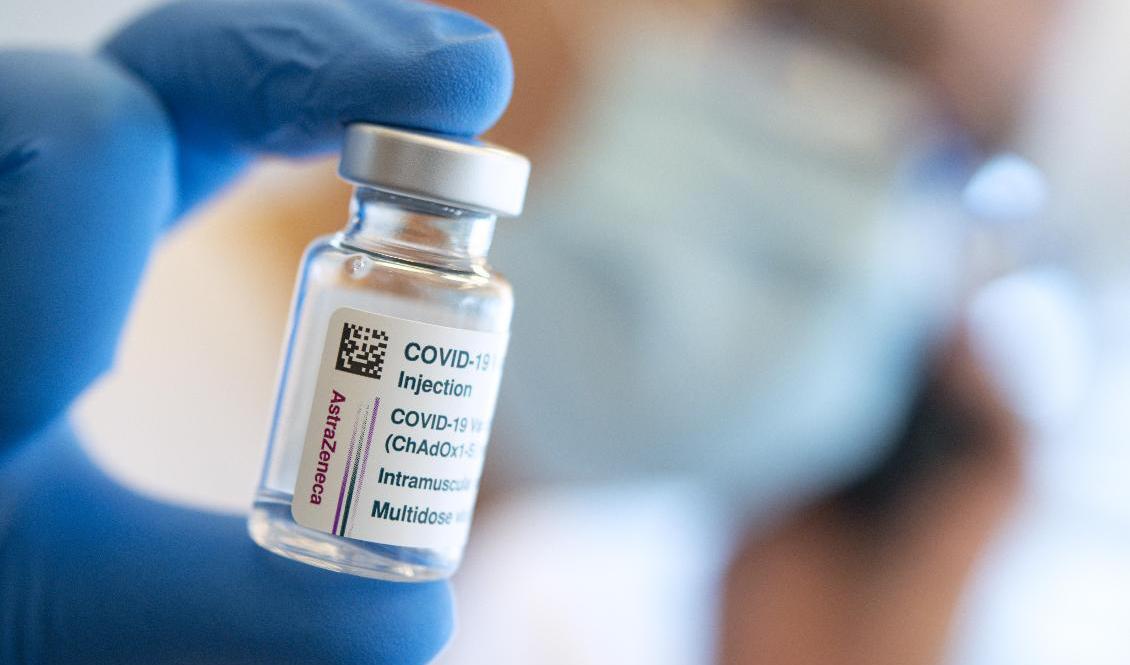 Astra Zenecas vaccin mot covid-19. Foto: Johan Nilsson/TT