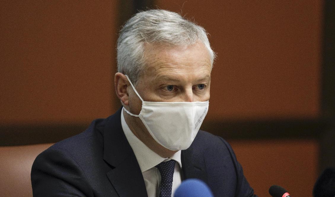 Frankrikes finansminister Bruno Le Maire. Arkivbild. Foto: Gregorio Borgia/AP/TT