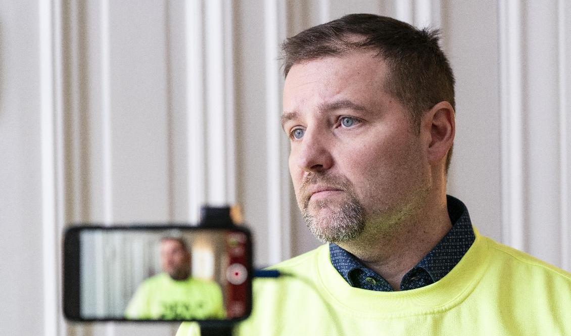 PFAS-föreningens ordförande Herman Afzelius. Arkivbild. Foto: Johan Nilsson/TT