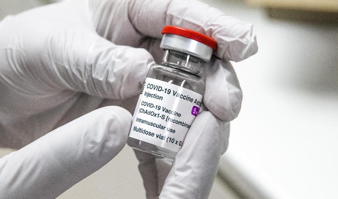 Astra Zenecas vaccin mot covid-19. Foto: Claudio Bresciani/TT