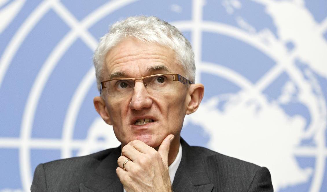 Mark Lowcock, chef för FN:s samordnande hjälporgan Ocha, sade i torsdags att det inte finns något som tyder på att de eritreanska trupperna dras tillbaka. Foto: Salvatore Di Nolfi/AP/TT