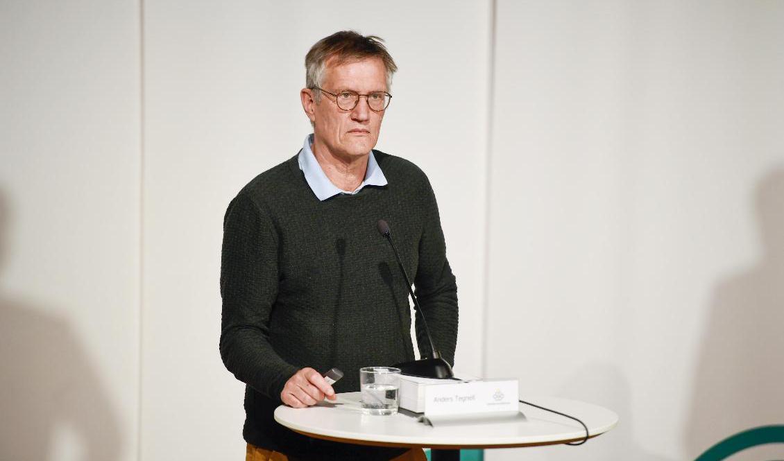 

Anders Tegnell, statsepidemiolog vid Folkhälsomyndigheten. Foto: Carl-Olof Zimmerman/TT                                                                                        