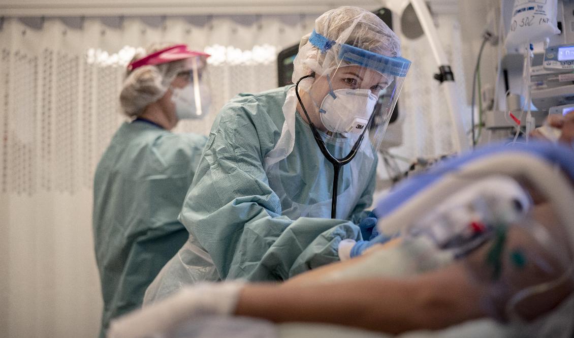 Intensivvårdsavdelning på Östra sjukhuset i Göteborg. Arkivbild. Foto: Björn Larsson Rosvall /TT