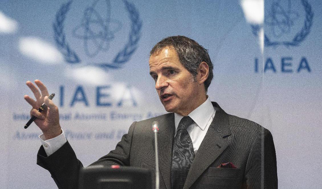 Internationella atomenergiorganets (IAEA) chef Rafael Grossi. Arkivbild. Foto: Florian Schroetter/AP/TT