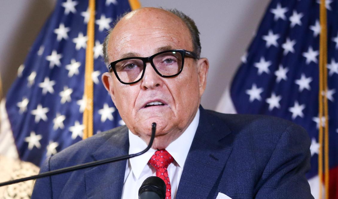 Rudy Giuliani, tidigare borgmästare för New York och tidigare Donald Trumps advokat. Foto: Charlotte Cuthbertson