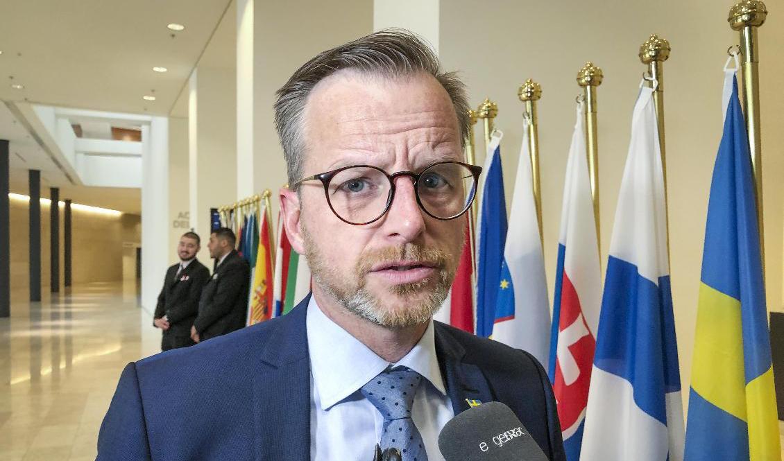 Inrikesminister Mikael Damberg (S) och hans EU-kollegor diskuterar vad som ska plockas bort eller inte på världens sociala medier. Arkivfoto. Foto: Wiktor Nummelin/TT