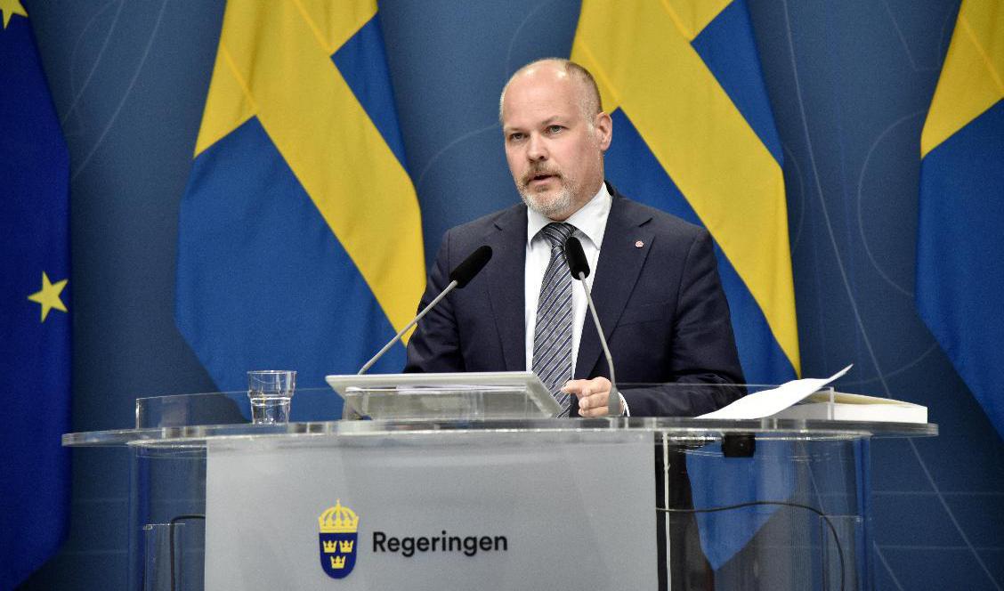 Justitieminister Morgan Johansson (S). Arkivbild. Foto: Lars Schröder/TT