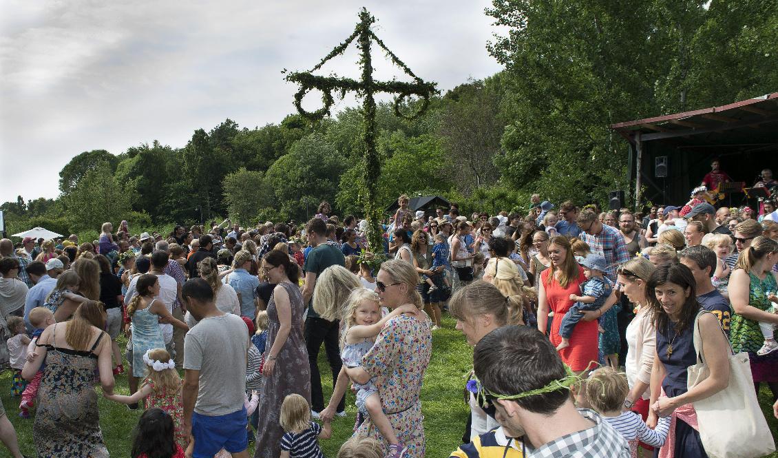 Det ser ut att bli typiskt midsommarväder i år. Arkivbild. Foto: Maja Suslin/TT