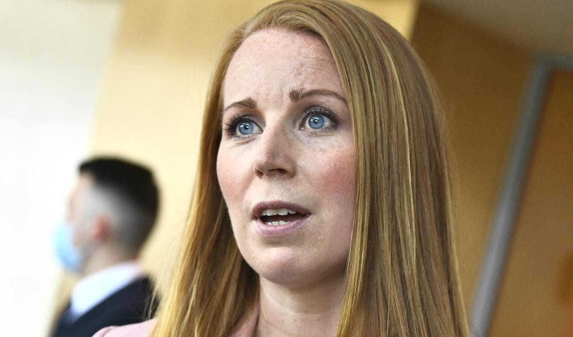 Centerpartiets partiledare Annie Lööf (C) backar nu från hyresförslaget. Arkivbild. Foto: Claudio Bresciani/TT