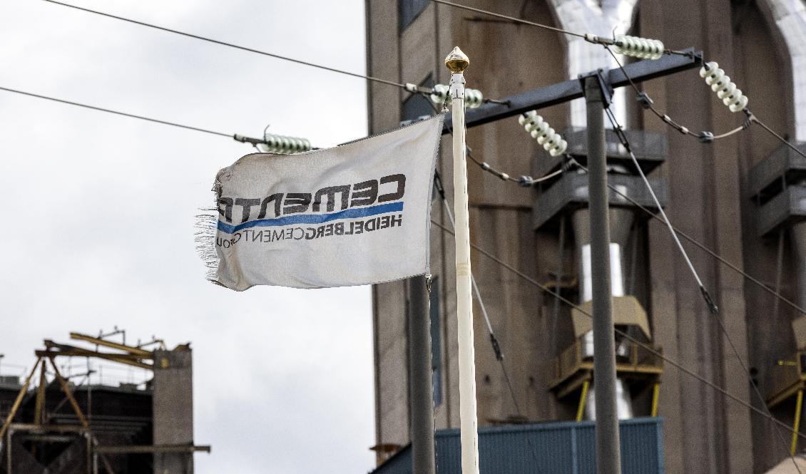 Cementas fabrik i Slite på Gotland. Foto: Karl Melander