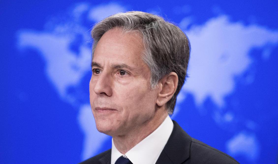 USA:s utrikesminister Antony Blinken. Arkivbild. Foto: Brendan Smialowski/AP/TT