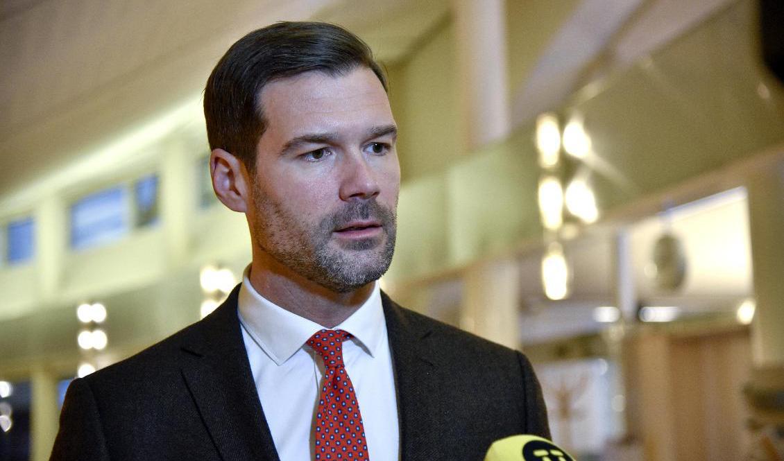 Johan Forssell, rättspolitisk talesperson för Moderaterna. Arkivbild. Foto: Tove Eriksson/TT