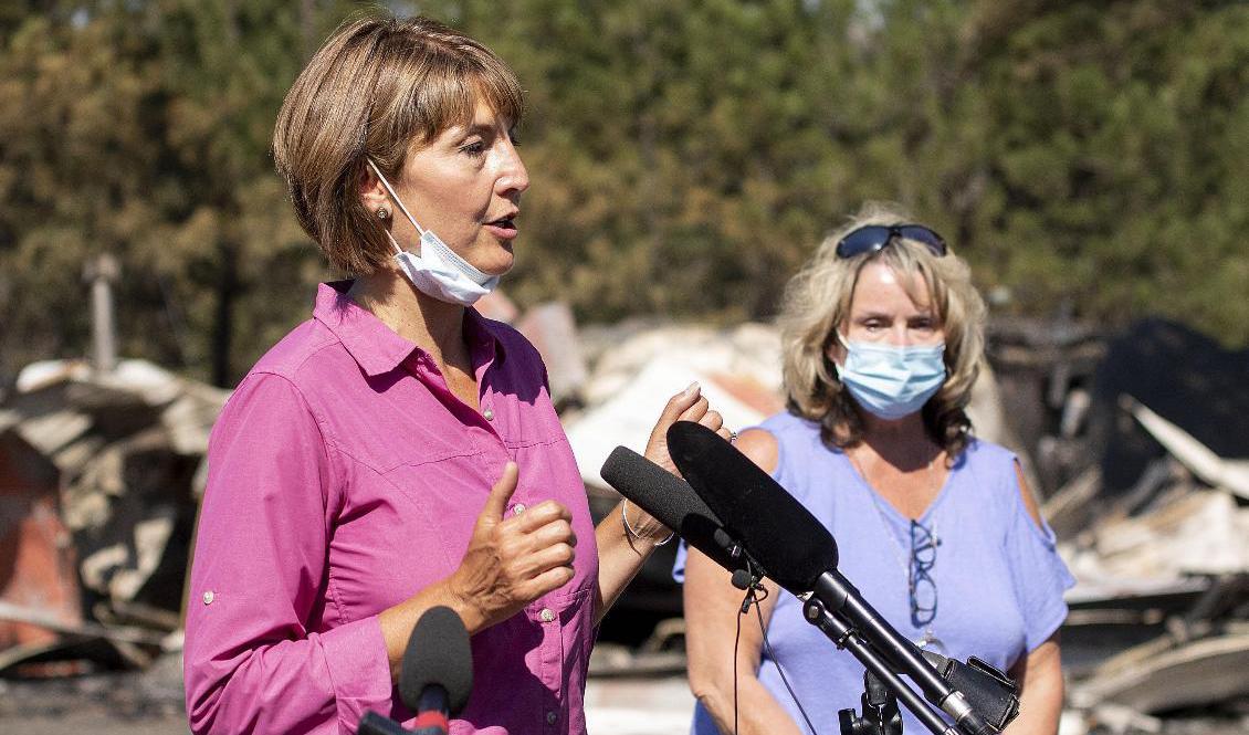 Den republikanske representanthusledamoten Cathy McMorris Rodgers tycker att Joe Biden väljer fel väg med vaccinkrav. Arkivbild. Foto: Geoff Crimmins/AP/TT