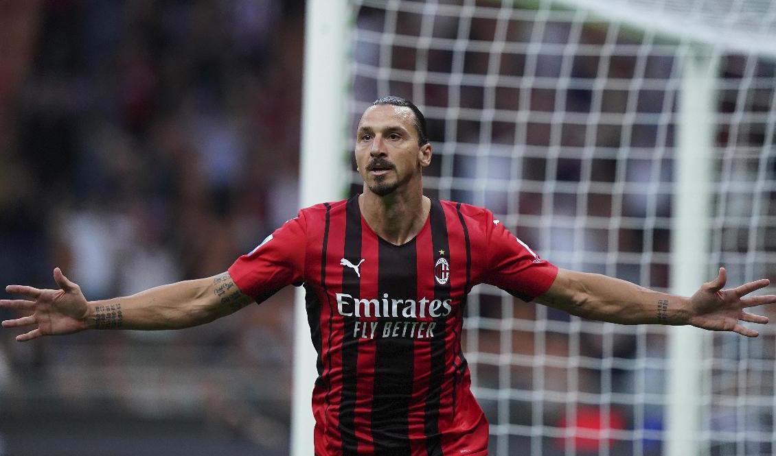 Zlatan Ibrahimovic gjorde mål direkt i sin comeback. Foto: Spada/AP/TT