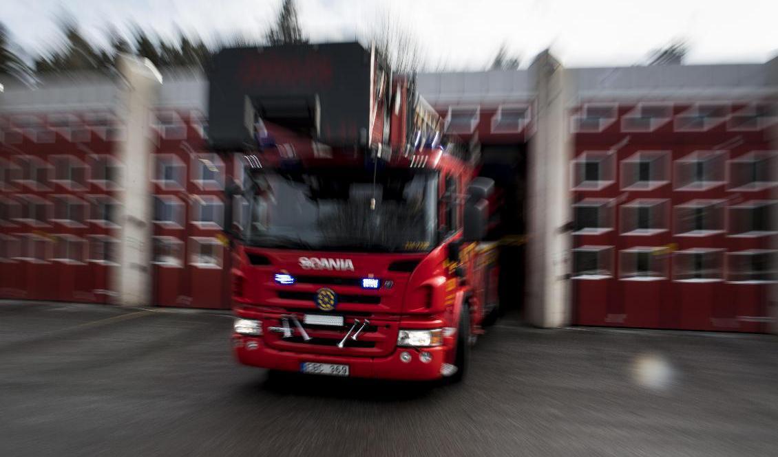 Det brinner i en träkyrka på Tjörn i Bohuslän. Arkivbild. Foto: Pontus Lundahl/TT