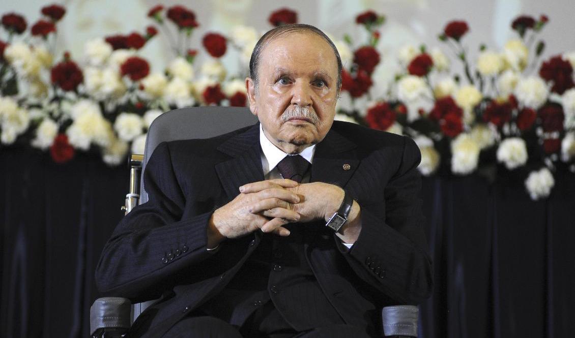 Algeriets förre president Abdelaziz Bouteflika, här på en bild från 2014. Foto: Sidali Djarboub/AP/TT