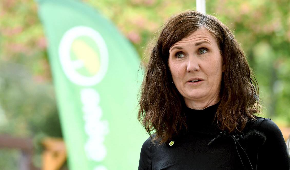 Miljöpartiets språkrör, jämställdhets- och bostadsminister Märta Stenevi. Arkivbild. Foto: Pontus Lundahl/TT