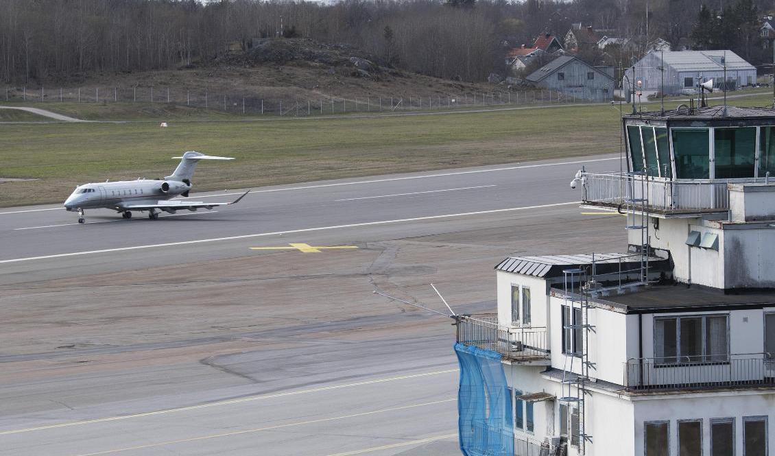 Bromma flygplats, Stockholm. Arkivbild. Foto: Fredrik Sandberg/TT