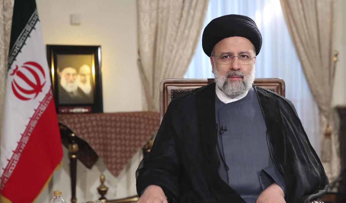 Irans president Ebrahim Raisi. Foto: Arkivbild.