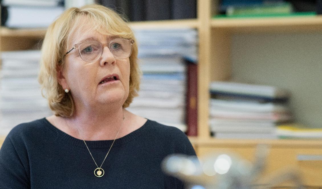 Stockholms finansregionråd Irene Svenonius (M). Foto: Gustaf Månsson/SvD/TT