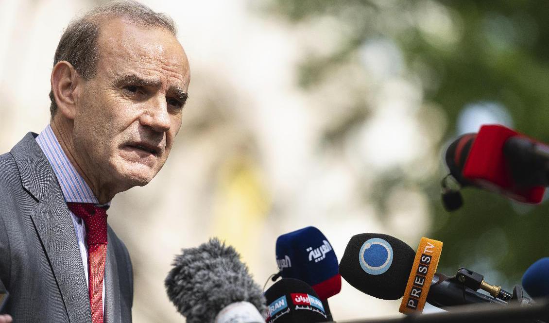 EU:s representant Enrique Mora har enats om nya kärnsamtal i ett telefonsamtal med Iran. Arkivbild. Foto: Florian Schroetter/AP/TT
