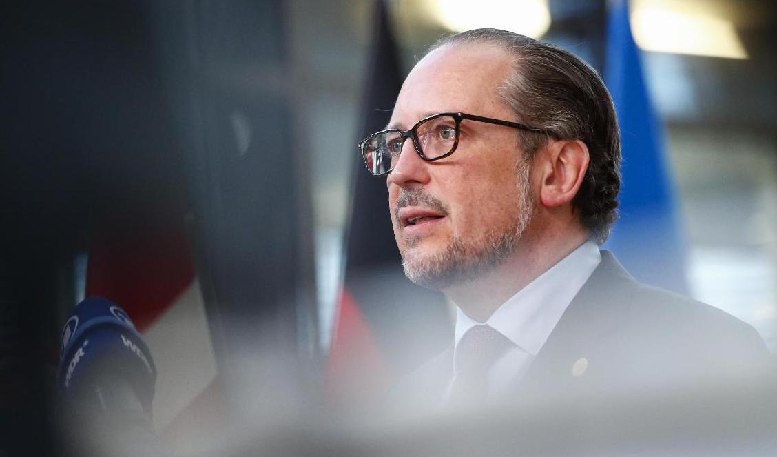 Österrikes förbundskansler Alexander Schallenberg. Arkivbild. Foto: Johanna Geron/AP/TT