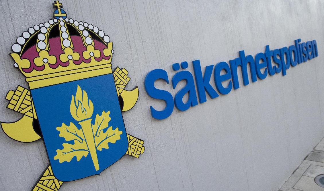 En person har gripits och anhållits misstänkt för grovt spioneri, uppger Säpo. Arkivbild. Foto: Maja Suslin/TT