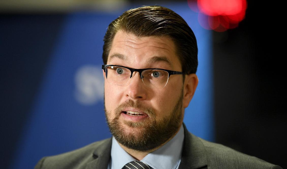 Sverigedemokraternas partiledare Jimmie Åkesson. Arkivbild. Foto: Fredrik Sandberg/TT