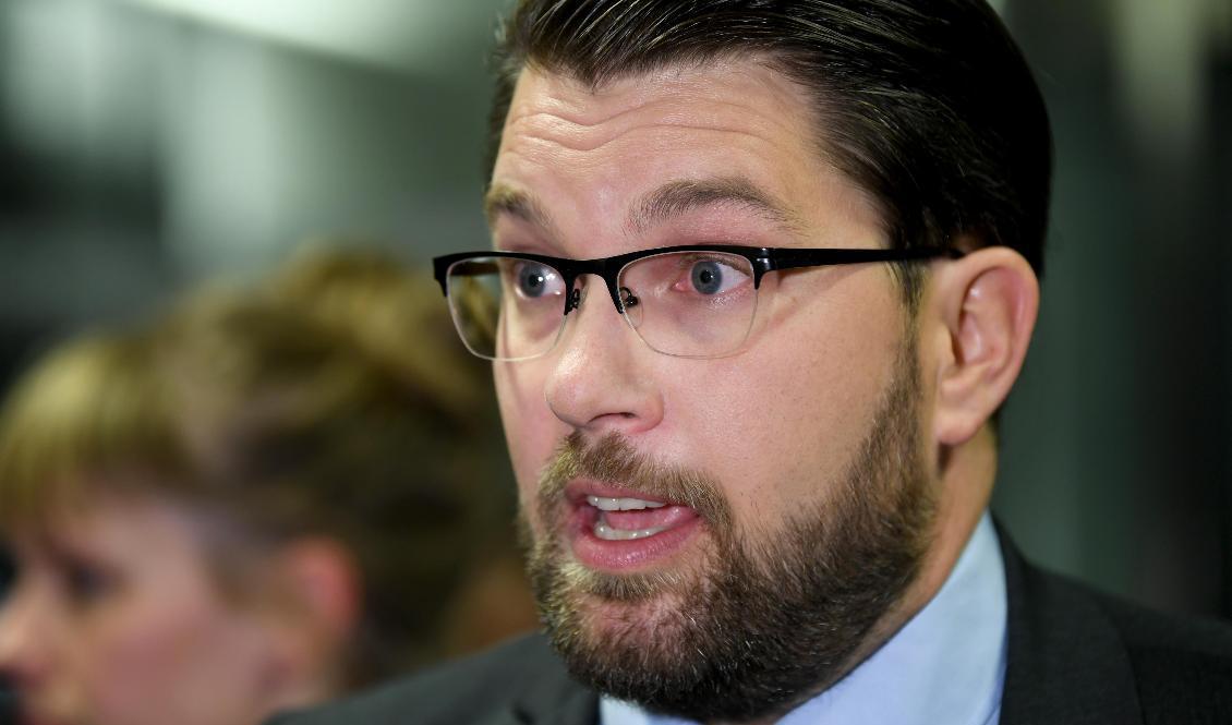Sverigedemokraternas partiledare Jimmie Åkesson. Arkivbild. Foto: Fredrik Sandberg/TT