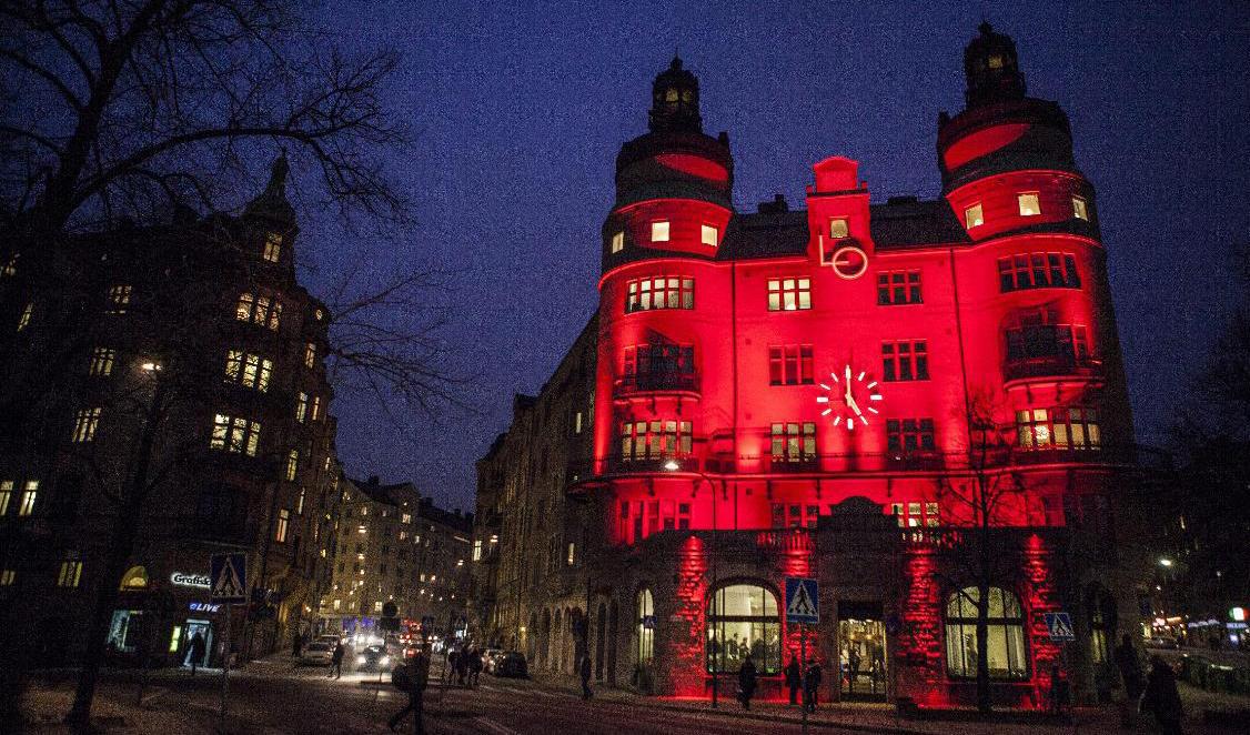 LO finansierar den fackliga verksamheten med hjälp av en förmögenhet i värdepapper och fastighetsinnehav. Arkivbild. Foto: Robin Haldert / TT