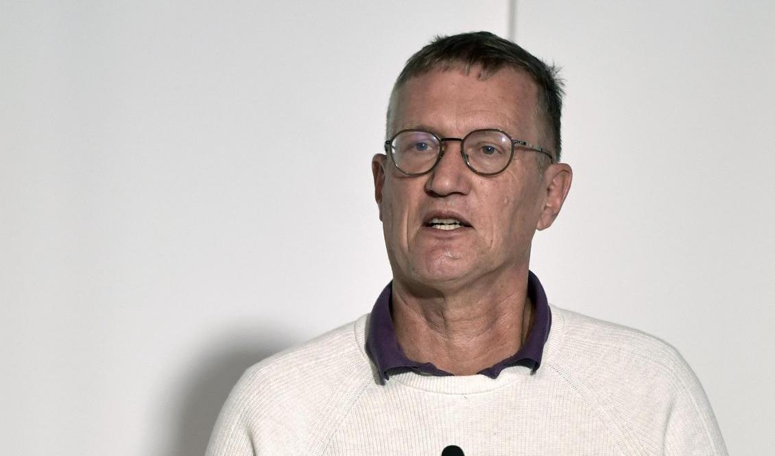 Statsepidemiolog Anders Tegnell anser inte att den svenska strategin bör förändras till följd av den nya virusvarianten omikron. Arkivbild. Foto: Duygu Getiren/TT