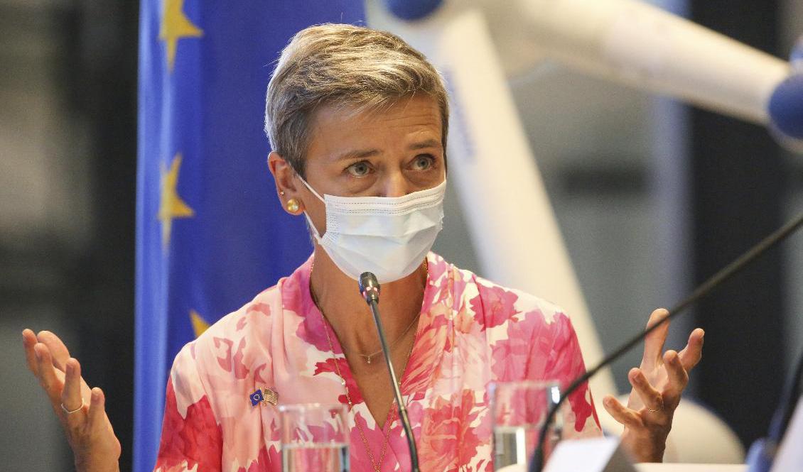 Margrethe Vestager bannar bankerna. Arkivbild. Foto: Rebecca Droke