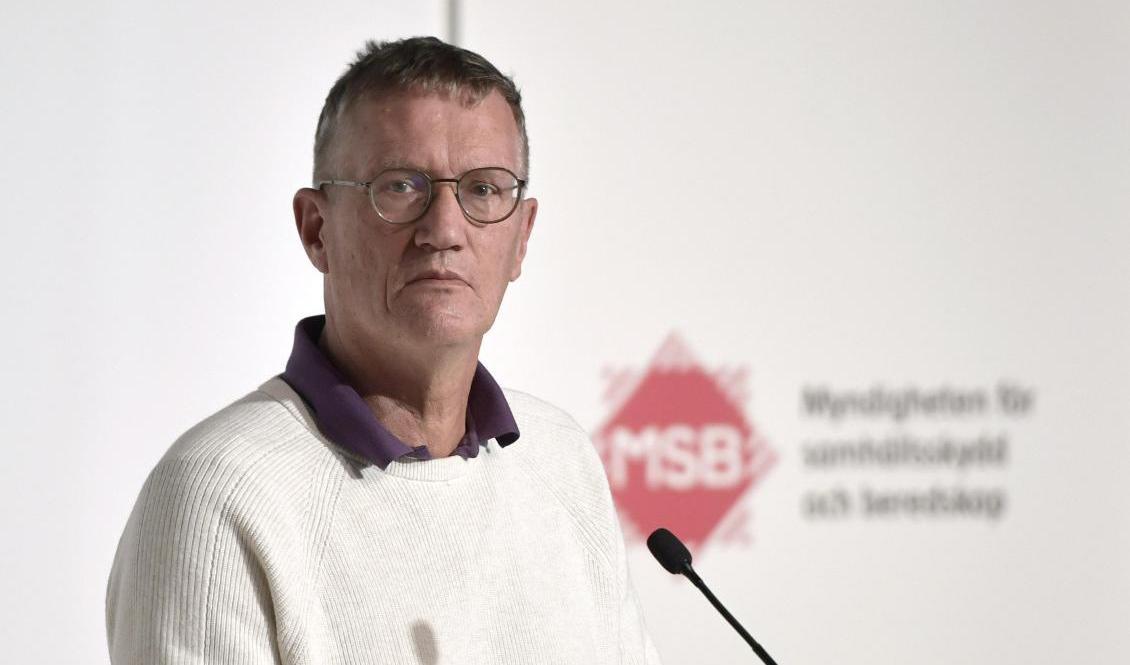 Anders Tegnell understryker att skyddet mot att bli allvarligt sjuk ligger kvar på en väldigt hög nivå. Arkivbild. Foto: Duygu Getiren/TT