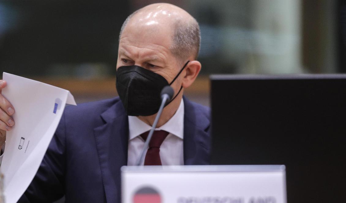 Nordstream 2 kan bli en prövning för Tysklands nye förbundskansler Olaf Scholz. Foto: Olivier Hoslet/AP/TT