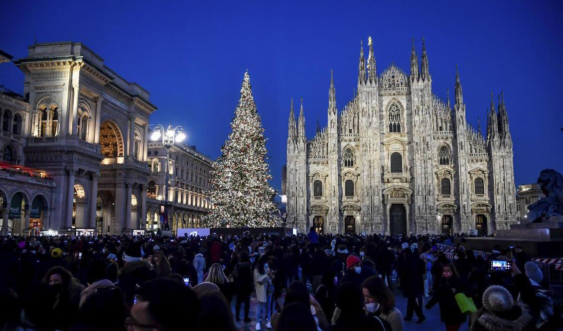 Duomen i Milano, där jordskalvet kändes under ett par sekunder. Arkivbild. Foto: Claudio Furlan