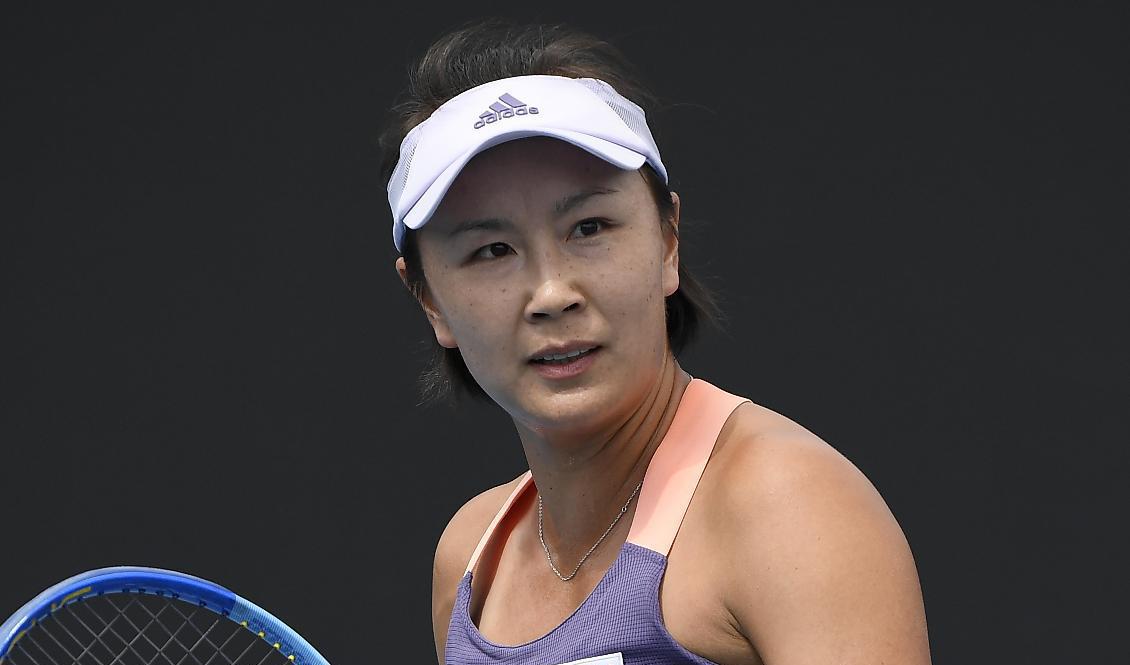 Frågorna och vändorna kring den kinesiska tennisstjärnan Peng Shuai är många. Arkivbild. Foto: Andy Brownbill/AP/TT