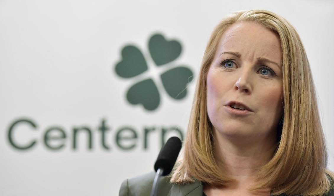 Centerledaren Annie Lööf hade hellre sett större användning av vaccinpass i stället för nya restriktioner. Arkivbild. Foto: Jessica Gow/TT