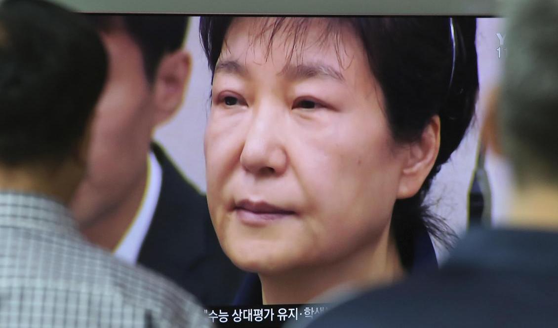 Sydkoreas tidigare president Park Geun-Hye benådas. Arkivbild. Foto: Ahn Young-Joon/AP/TT