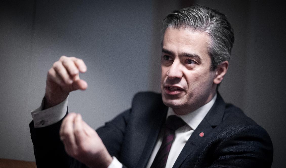 Khashayar Farmanbar (S), energi- och digitaliseringsminister. Foto: Pontus Lundahl/TT