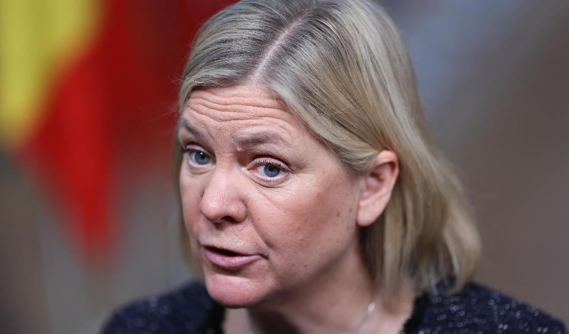Statsminister Magdalena Andersson (S). Arkivbild. Foto: Kenzo Tribouillard/TT