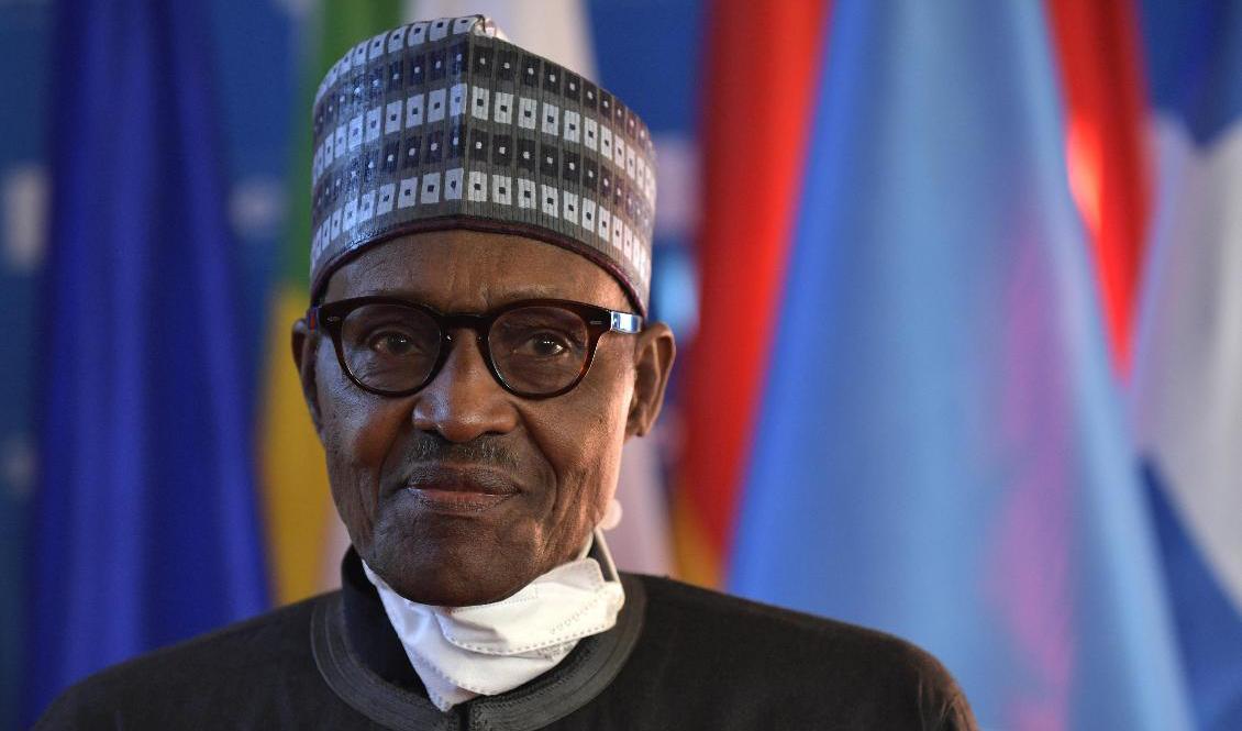 Nigerias president Muhammadu Buhari. Arkivbild. Foto: Julien de Rosa/Pool via AP/TT