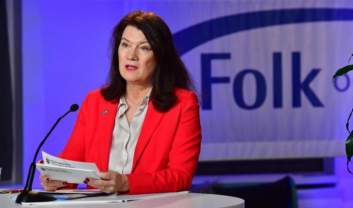 Utrikesminister Ann Linde (S) vidhåller att oppositionens krav på att öppna dörren för medlemskap i Nato är en dålig idé och inte bidrar till svensk säkerhet. Foto: Jonas Ekströmer/TT