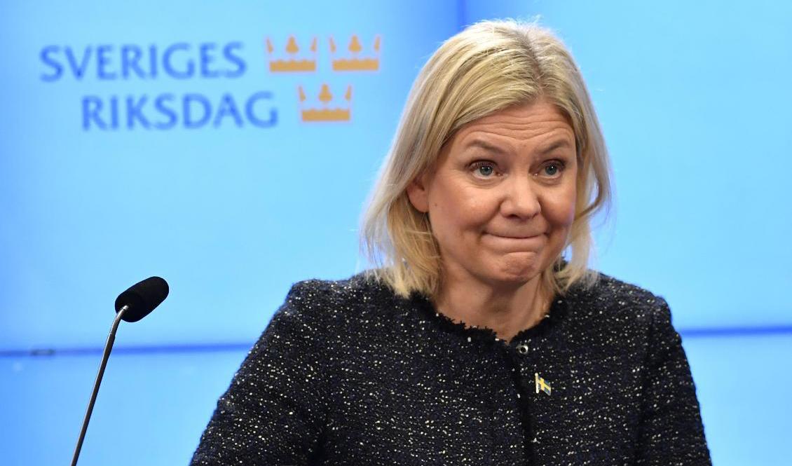 Statsminister Magdalena Andersson. Arkivbild. Foto: Anders Wiklund/TT