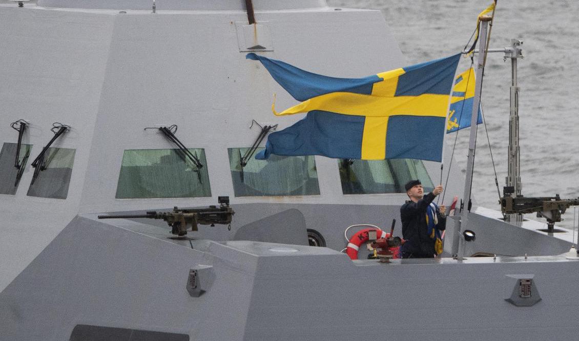 Försvarsmakten har följt ett antal ryska landstingsfartyg i Östersjön. Arkivbild. Foto: Fredrik Sandberg/TT