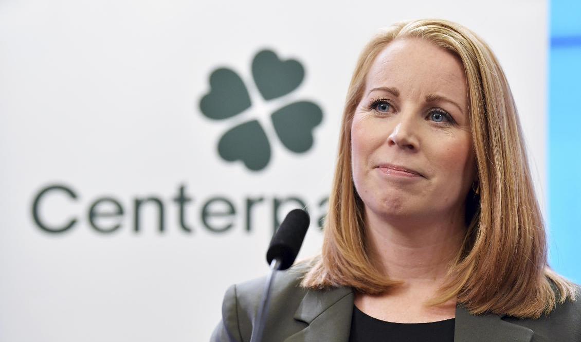 Centerpartiets partiledare Annie Lööf. Arkivbild. Foto: Jessica Gow/TT
