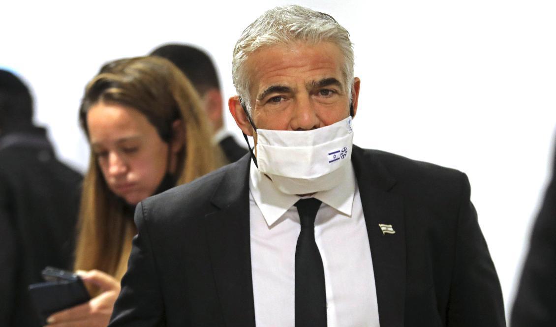 Yair Lapid. Arkivbild. Foto: Gil Cohen-Magen/Pool/AP/TT
